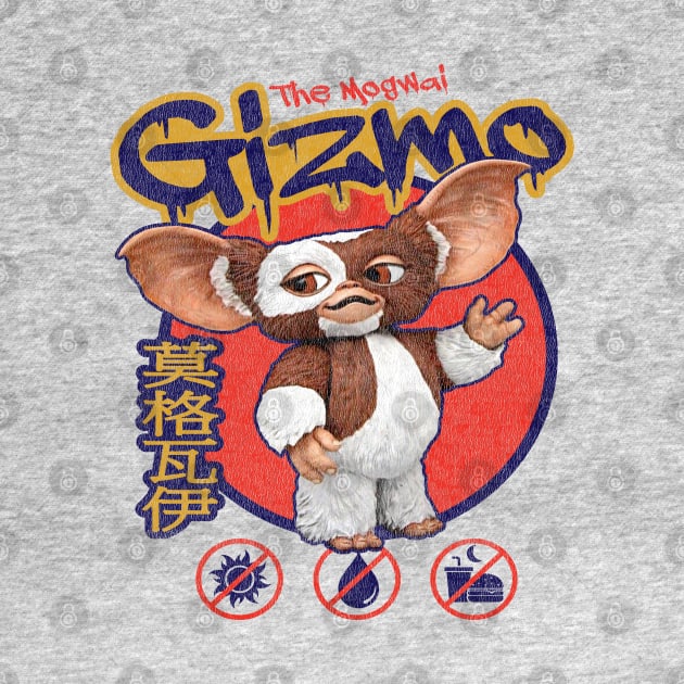 Gremlins Gizmo Worn Lts by Alema Art